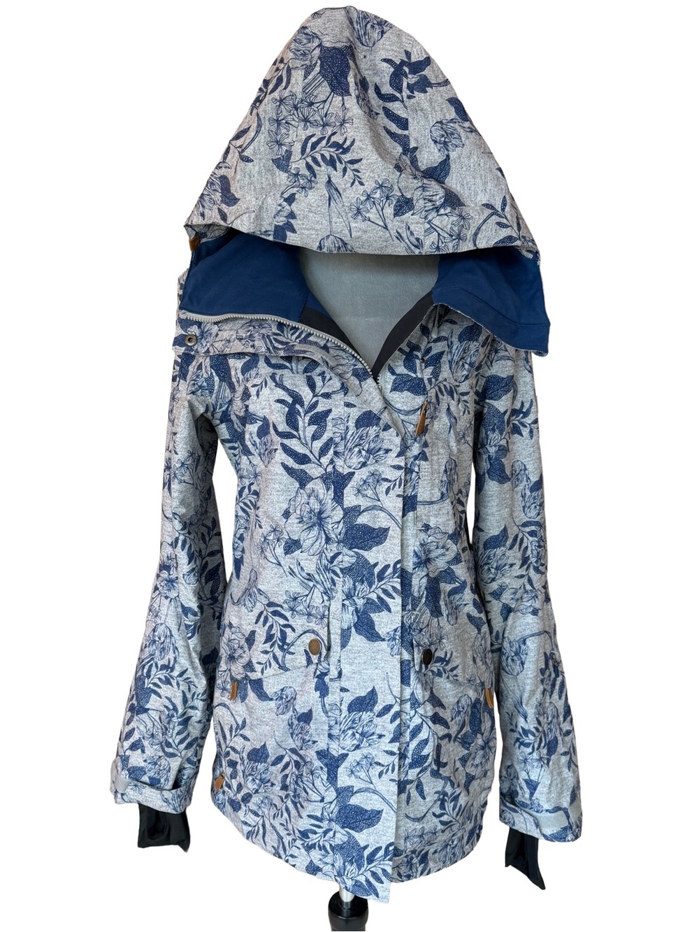 Roxy Glade GORE-TEX Ski Winter Jacket Women’s Medium Floral Snowboard Coat EUC